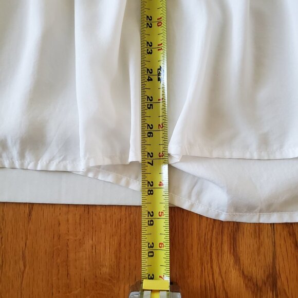 Shein Curve Floral Embroidered Peplum Cottage Core White Blouse 2XL - Picture 10 of 12